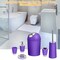 Eggracks 6 Pcs Bathroom Accessories Set including Soap Dispenser | Toothbrush Holder | Tumbler | Soap Dish | Toilet Cleaning Brush and Trash Can